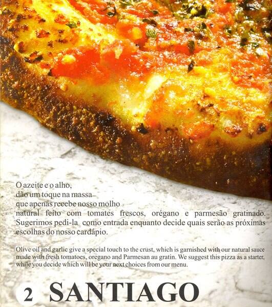 A Tal Da Pizza - Mário Ferraz cardápio