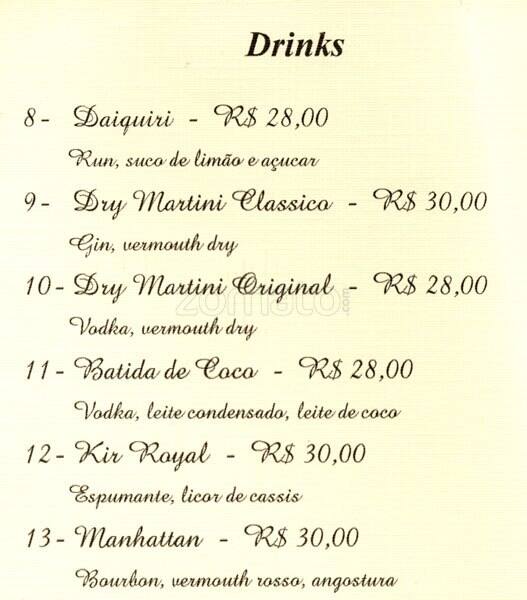 A Tal Da Pizza - Mário Ferraz cardápio