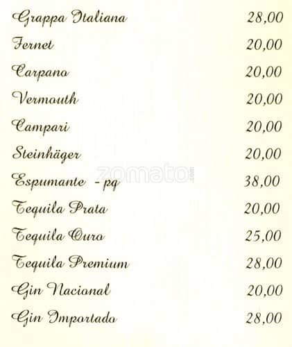 A Tal Da Pizza - Mário Ferraz cardápio