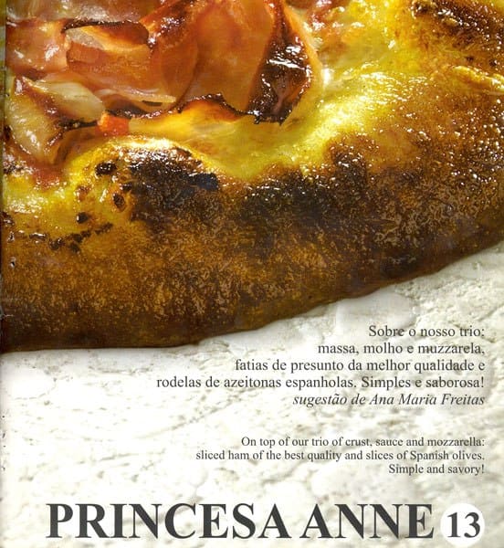 A Tal Da Pizza - Mário Ferraz cardápio