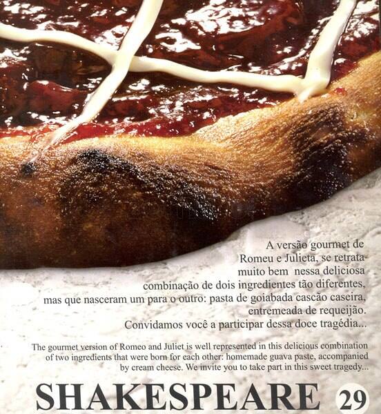 A Tal Da Pizza - Mário Ferraz cardápio