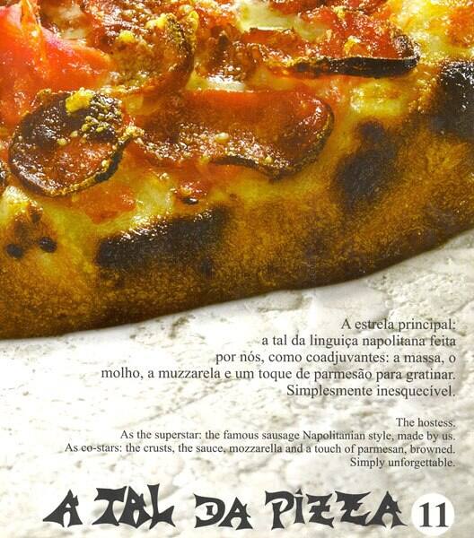 A Tal Da Pizza - Mário Ferraz cardápio