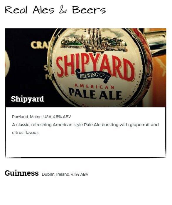 Menu at Spread Eagle pub & bar, Birmingham