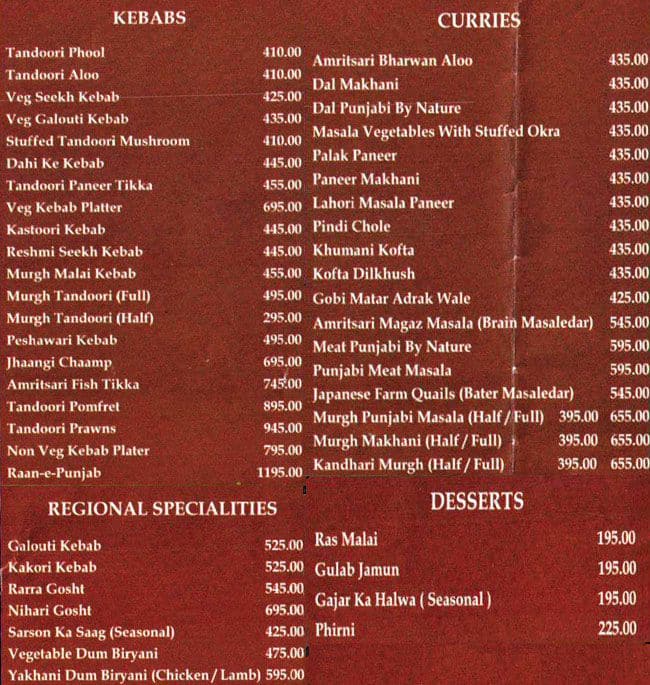 Punjabi By Nature Menu, Menu for Punjabi By Nature, Rajouri Garden, New Delhi Zomato