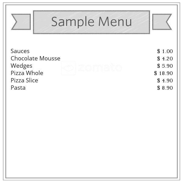 Menu at Archies Pizza pizzeria, Saint Kilda