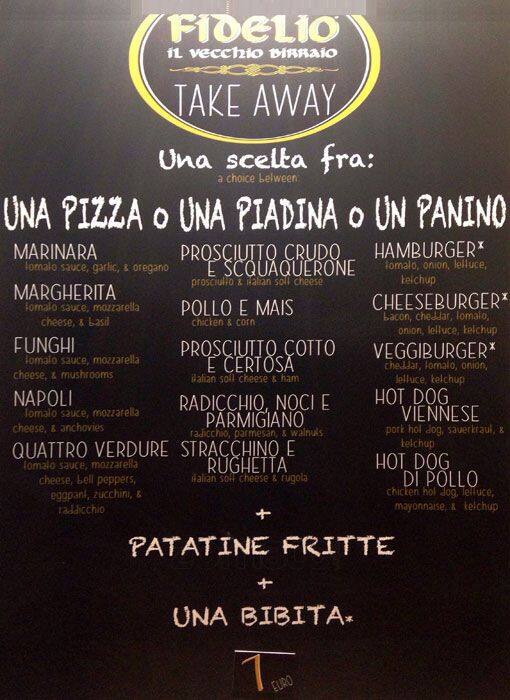 Menu di Fidelio 