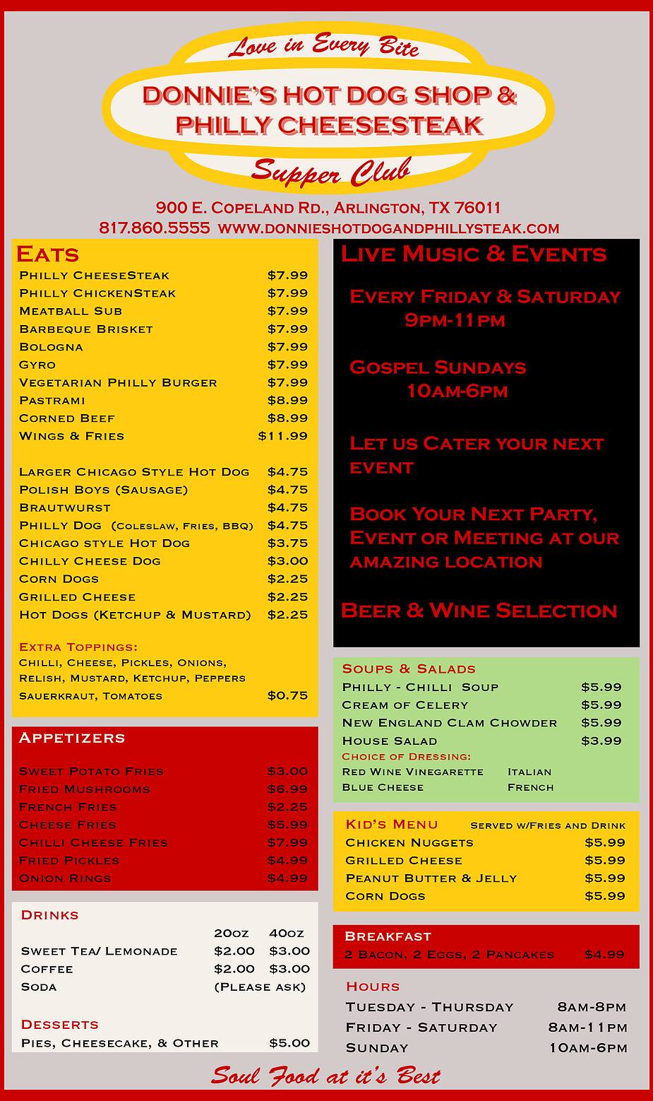Donnie s Hot Dog Shop Phillys Menu Urbanspoon Zomato donnie-s-hot-dog-shop-phillys-menu-urbanspoon-zomato