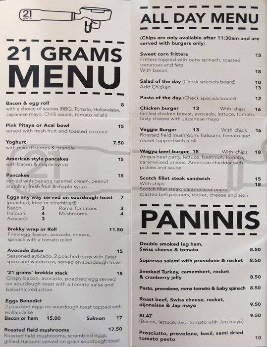 Carta de 21 Grams