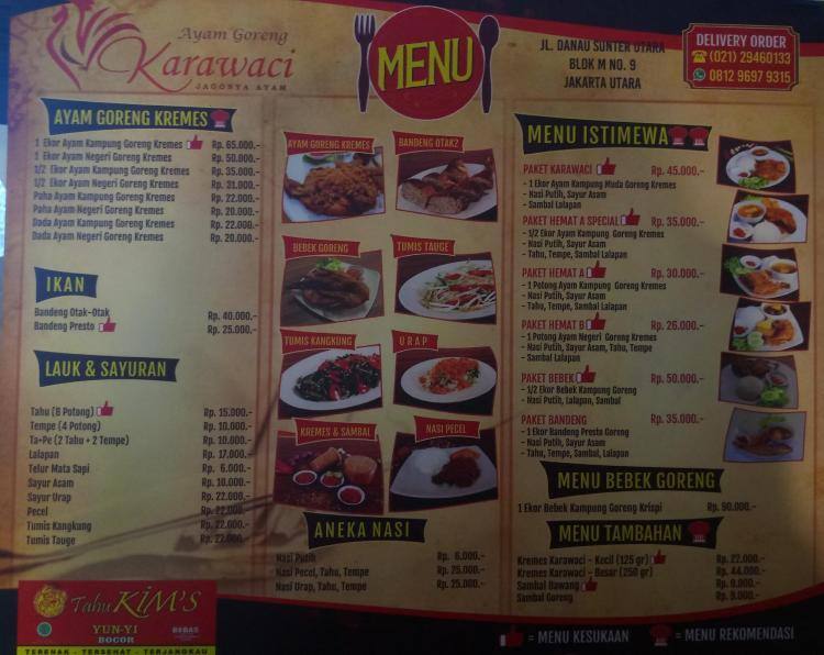  Ayam Goreng Karawaci Menu Menu untuk Ayam Goreng Karawaci 
