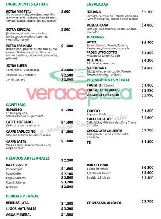 Espresso Pizza Menu,Menú para Espresso Pizza, Providencia, Santiago