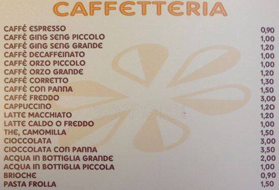 Menu di Carpe Diem Bar - Maxi Panini Milano 