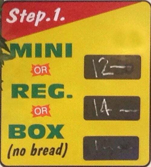 Menu at Warnbro kebabs fast food, Warnbro