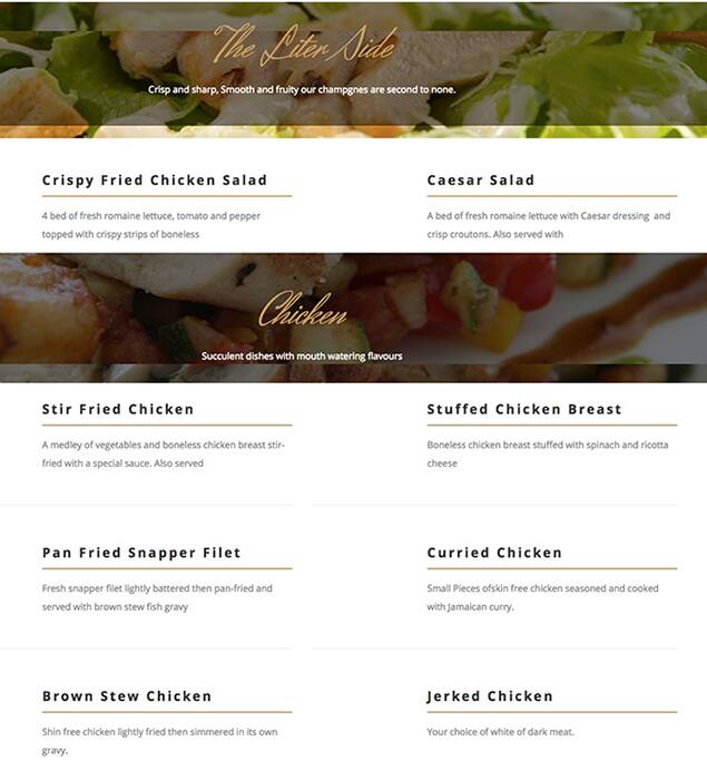 The Door Menu Menu For The Door Jamaica New York City