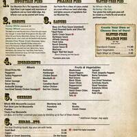 Beau Jo S Pizza Menu Menu For Beau Jo S Pizza Evergreen Denver