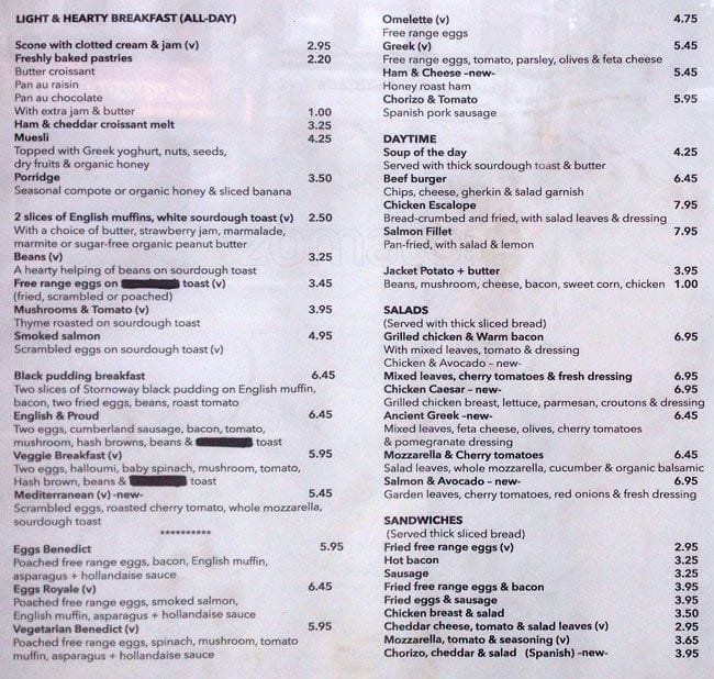 Kiva Coffee House and Brasserie Menu Zomato UK