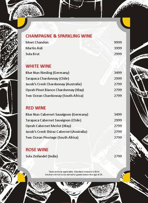 Puzzles Menu, Menu for Puzzles, Sector 5, Panchkula Zomato