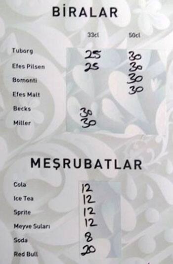 mor meyhane menu menu for mor meyhane kucukbakkalkoy istanbul