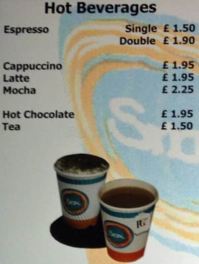 Snax menu