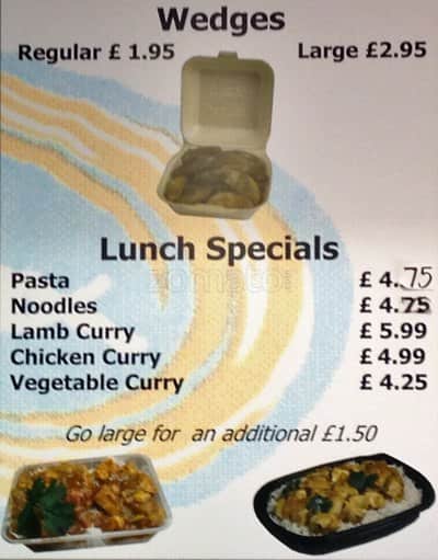 Snax menu