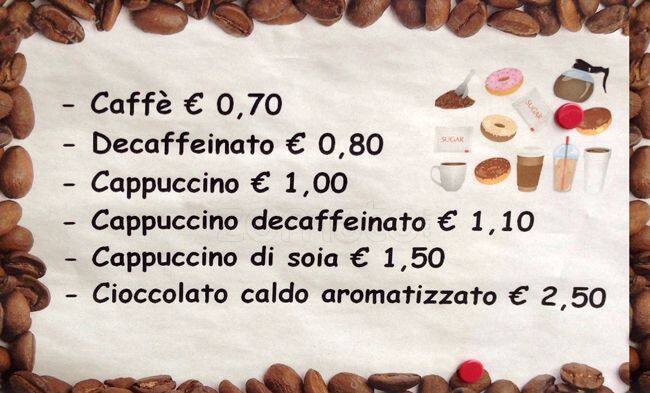 Menu di Crema & Cioccolato 