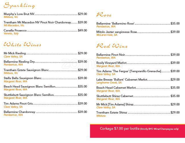 Lanna Thai Cuisine меню