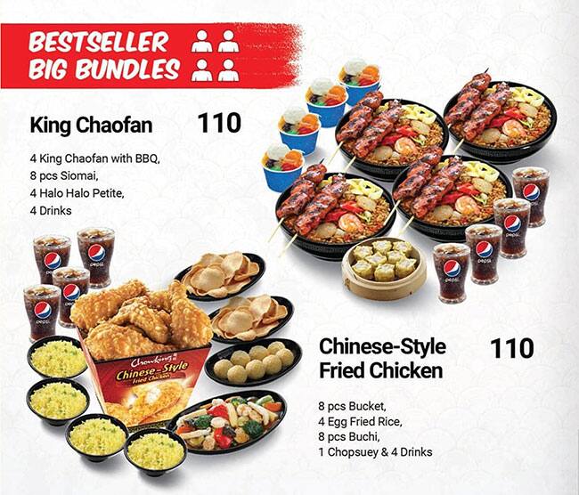 Carta de Chowking Restaurant Al Wahda Mall, Abu Dabi