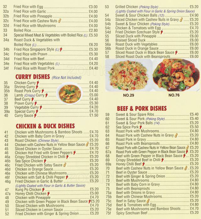 oriental chef menu menu for oriental chef walton on thames london