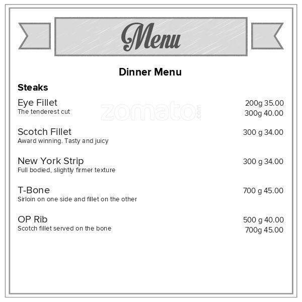 Aberdeen on Broadway Menu, Menu for Aberdeen on Broadway, Palmerston