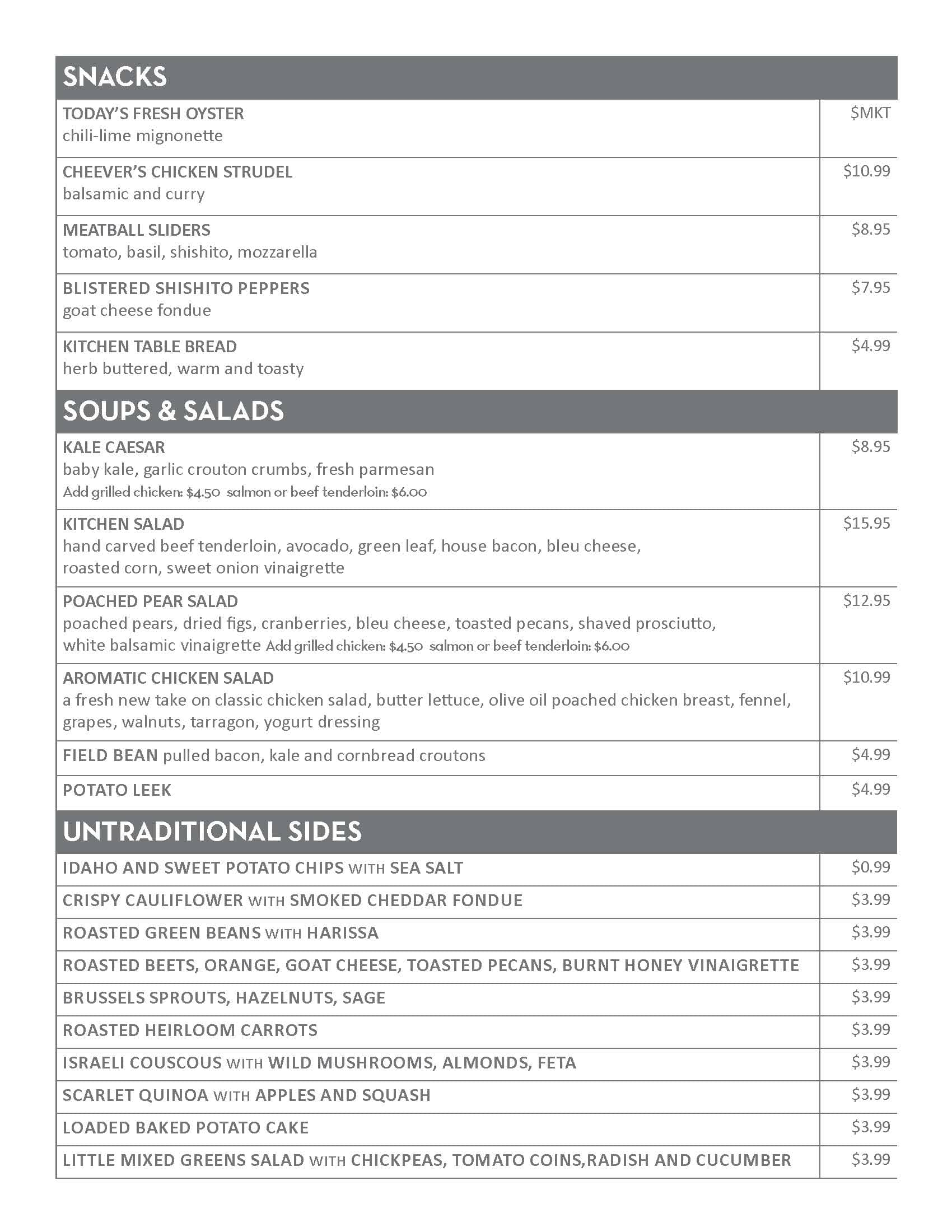 Menu At Kitchen No 324 Restaurant Oklahoma City 324 N Robinson Ave   D06c1ec3a92100d04a24ffb1c7d54ff6 