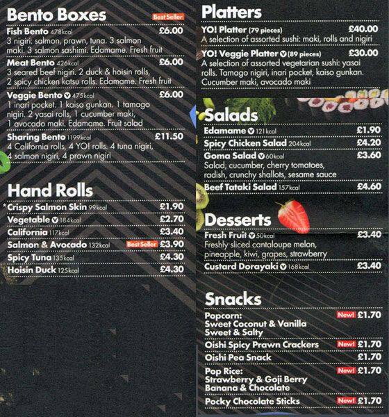 Menu at HOP Vietnamese Restaurant Trafford Centre, Manchester