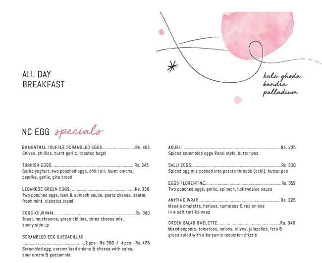 The Nutcracker Menu, Menu for The Nutcracker, Lower Parel, Mumbai Zomato