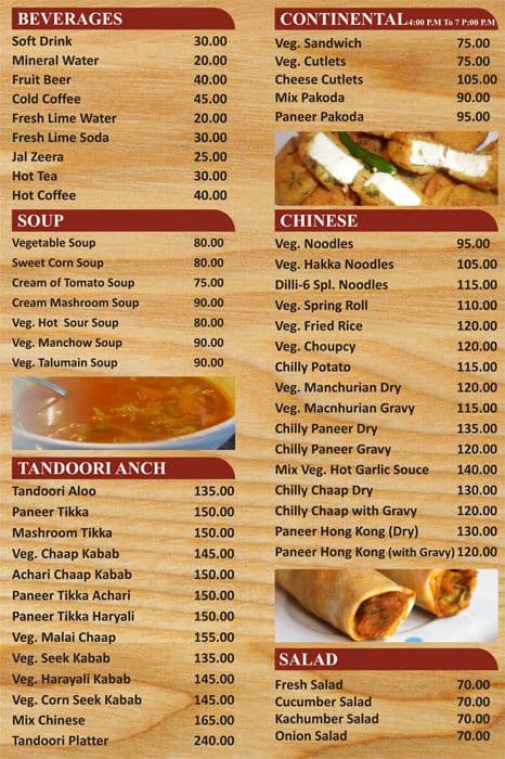 Dilli 6 Menu, Menu for Dilli 6, Sector 15, Noida - Zomato