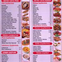 oktay usta menu oktay usta telsiz istanbul icin menu