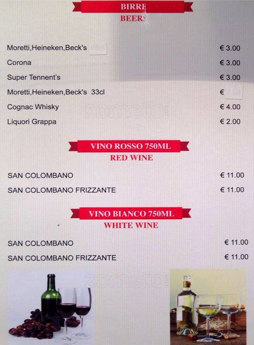 Menu di Queen Bar 