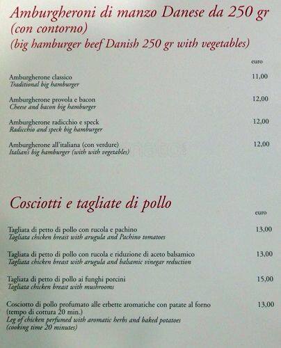 Menu di Ricomincio Da Tre 