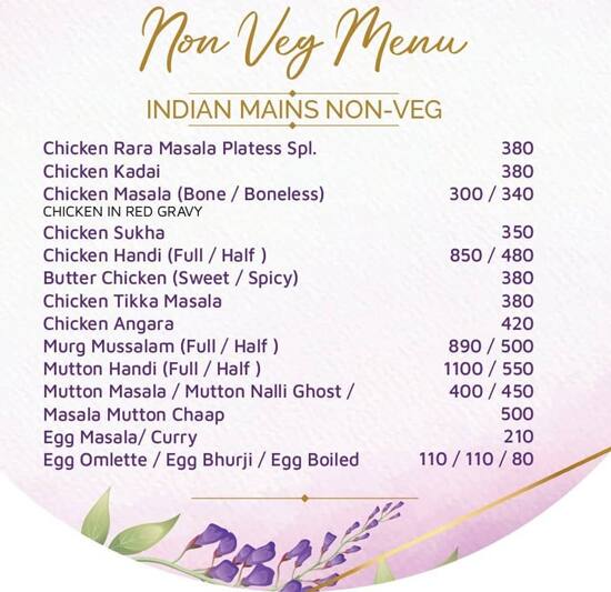 Menu at Platess Multicuisine Restaurant Borivali Fusion Restaurant, Mumbai