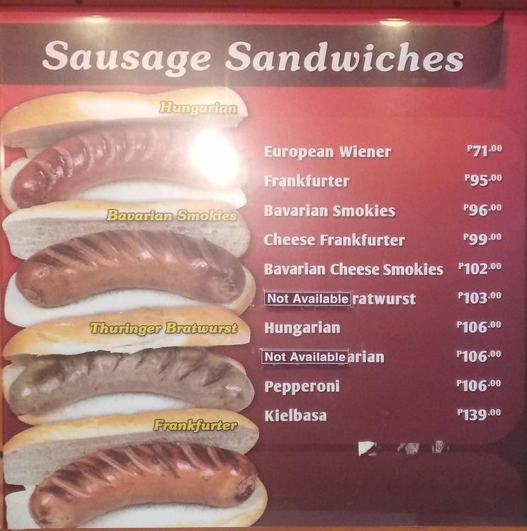 Earle's Delicatessen меню
