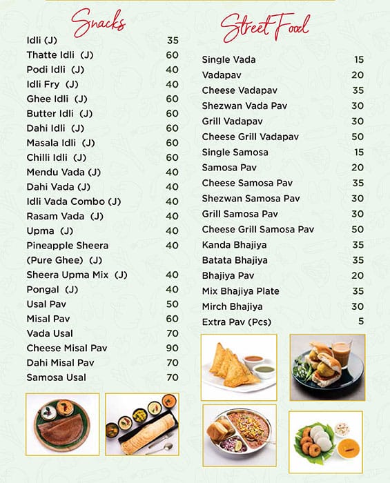 Menu of Maha Belly, Mulund West, Mumbai