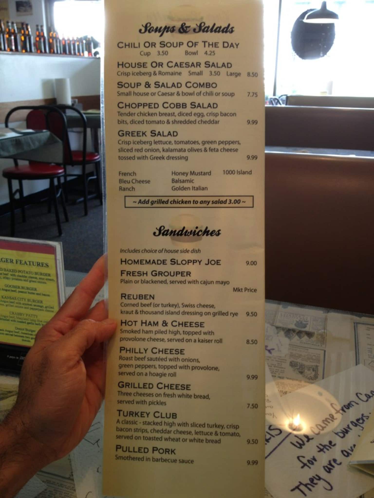 Menu at Brooks Gourmet Burgers & Dogs restaurant, Naples, 330 9th St S