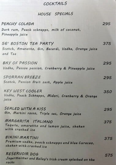 56 menu
