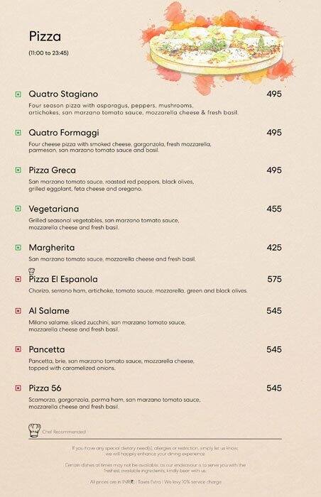 56 menu