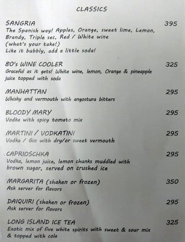 56 menu
