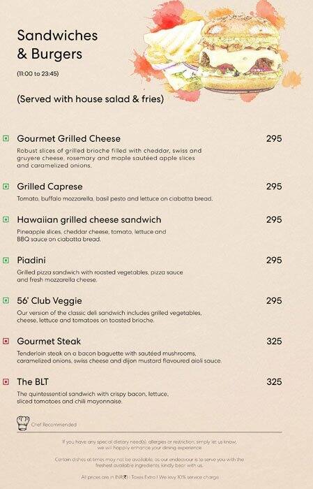 56 menu