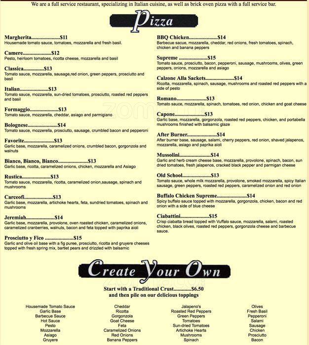 Goodfellos Brick Oven & Pizza Menu Urbanspoon/Zomato