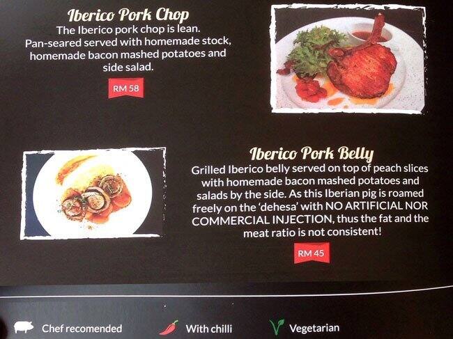 Iberico Kitchen menu
