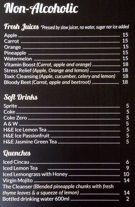 Iberico Kitchen menu