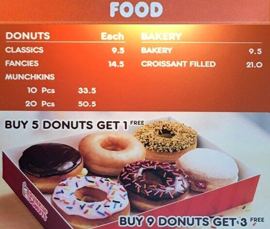 Dunkin' Donuts, Tebet, Jakarta - Zomato Indonesia