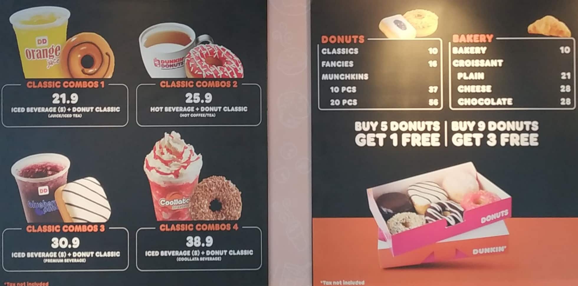Dunkin Donuts Menu Price List Malaysia March 2024 Mal vrogue.co