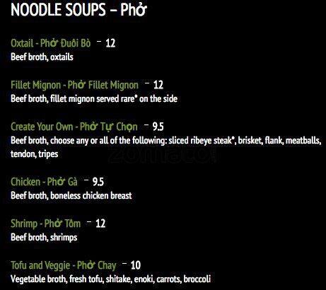 La Lot menu