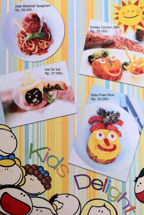 Taste Restaurant menu